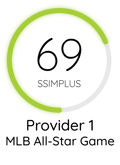 MLB AS P1 69 Score with SSIMPLUS