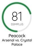 PL Score 81 Arsenal vs Crystal